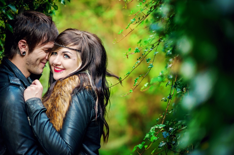 Alternative Creative Wedding Photographer Engagement Photography